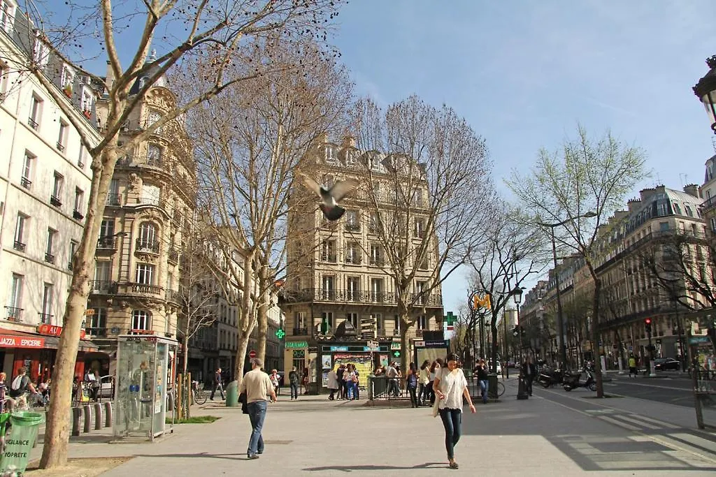 Bel Appartement Proche Palais Des Glaces Et Musee Grevin Republique Paris France